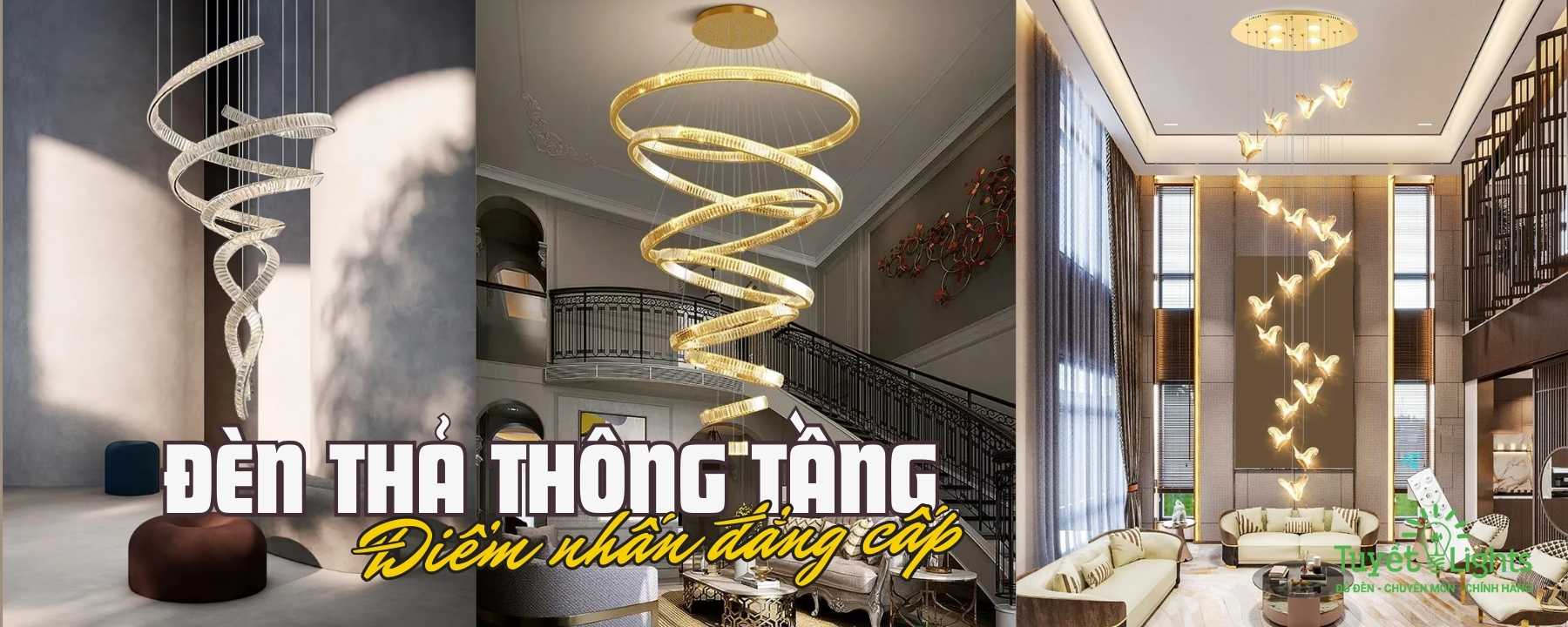 Đèn Thả Hiện Đại – Ánh Sáng Tinh Tế, Thiết Kế Thời Thượng